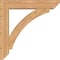 Ekena Millwork Thorton Slat Smooth Bracket w/ Offset Brace, Western Red Cedar, 7 1/2"W x 38"D x 38"H BKT0806X38X38THR06SWR - alternate 2